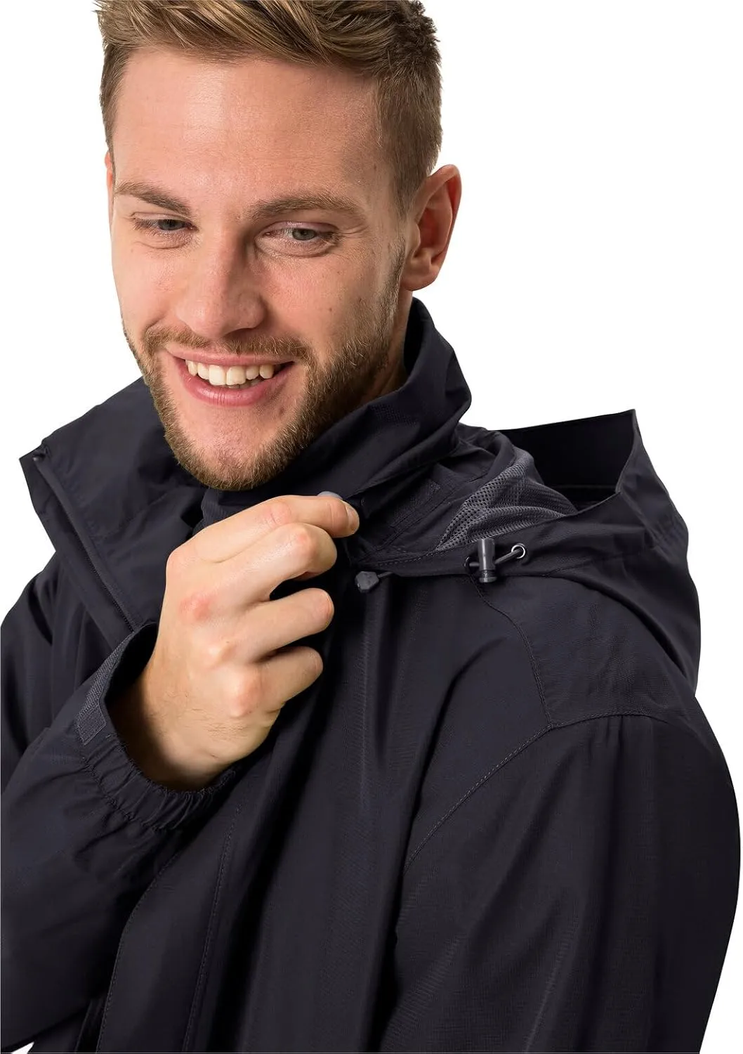 VAUDE Men’s Escape Light Rain Jacket - Lightweight Waterproof Jacket - Rain Jacket for Walking, Hiking or Cycling