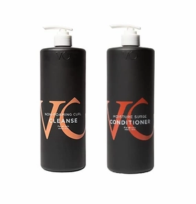 VC Non-Foaming Cleanse & Moisture Surge Conditioner 33oz Liter Duo Set