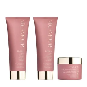 Vegamour HYDR-8 Essentials Kit Includes HYDR-8 Hydrate and Repair Shampoo & Conditioner and HYDR-8 Deep Moisture Repair Mask