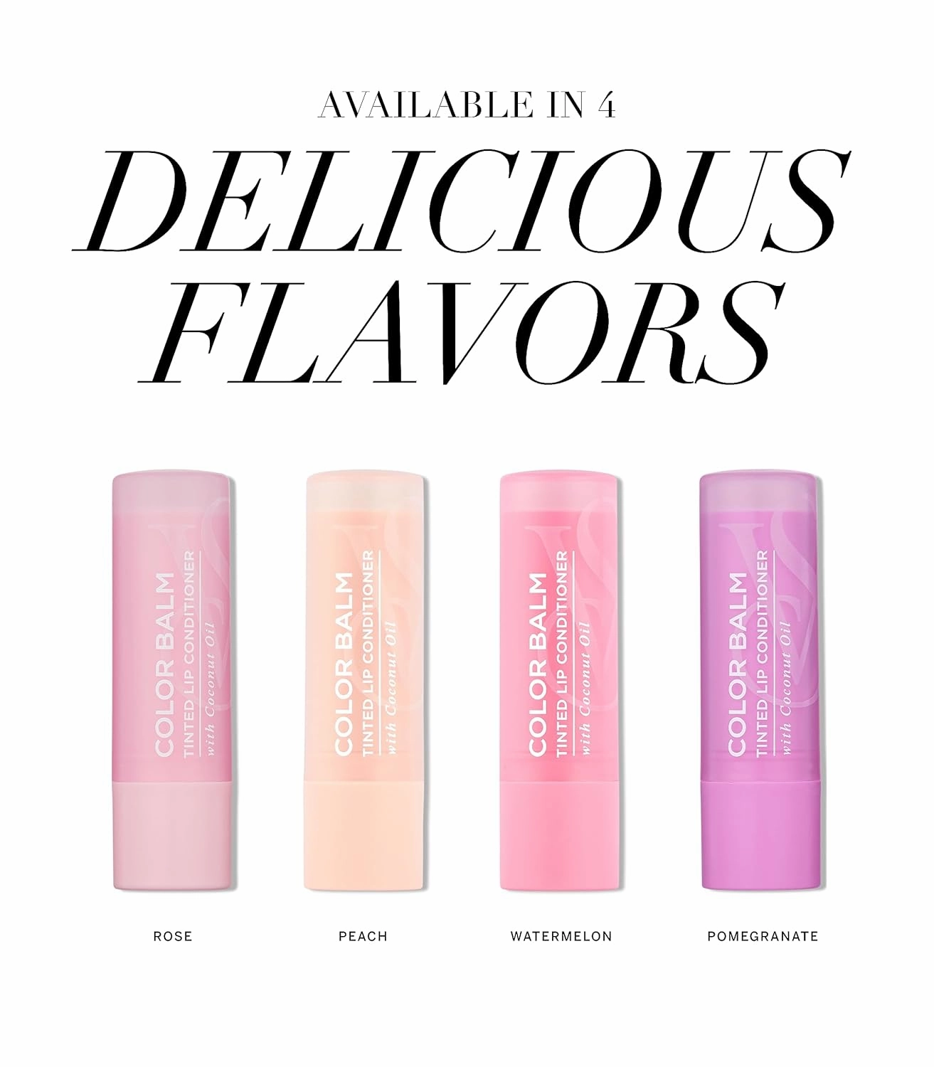 Victoria's Secret Color Balm Tinted Lip Conditioner in Watermelon, Coconut Oil, Shea Butter & Vitamin E