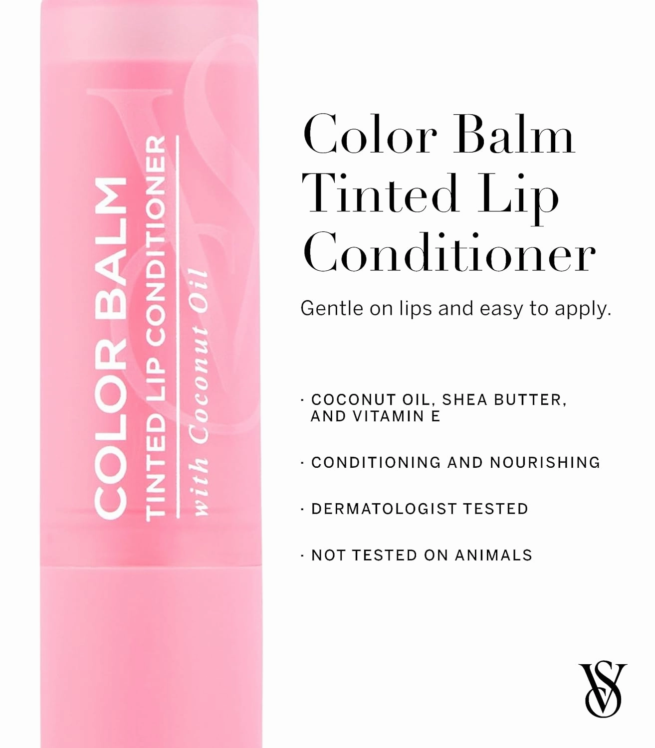 Victoria's Secret Color Balm Tinted Lip Conditioner in Watermelon, Coconut Oil, Shea Butter & Vitamin E