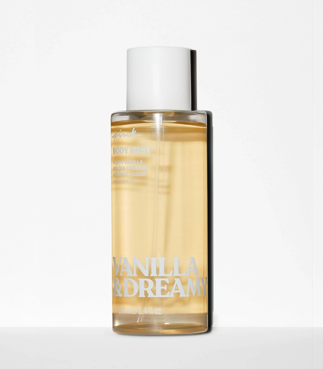 Victoria's Secret PINK Vanilla & Dreamy Body Mist, Notes of Coconut & Caramel (8.4 oz)