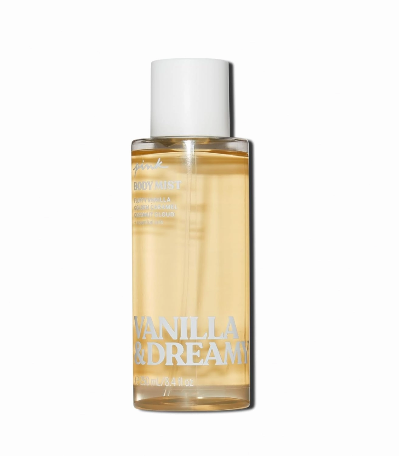 Victoria's Secret PINK Vanilla & Dreamy Body Mist, Notes of Coconut & Caramel (8.4 oz)