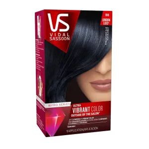 Vidal Sassoon Pro Series Permanent Hair Dye, 1BB Midnight Muse Blue Hair Color, Pack of 1