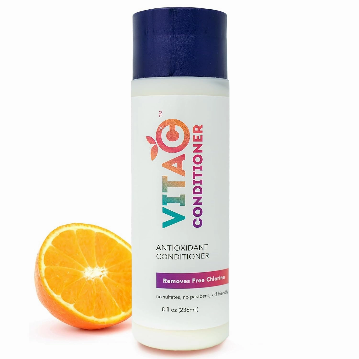Vita C Swimmers Conditioner Eliminates Chlorine, Swim Tested Treatment Infuses Moisture to Restore & Protect your Hair, Patented Antioxidant Formula, Hydrate, Rejuvenate & Repair - 8 Fl Oz