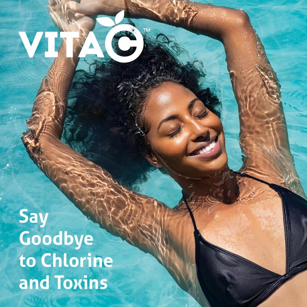 Vita C Swimmers Conditioner Eliminates Chlorine, Swim Tested Treatment Infuses Moisture to Restore & Protect your Hair, Patented Antioxidant Formula, Hydrate, Rejuvenate & Repair - 8 Fl Oz