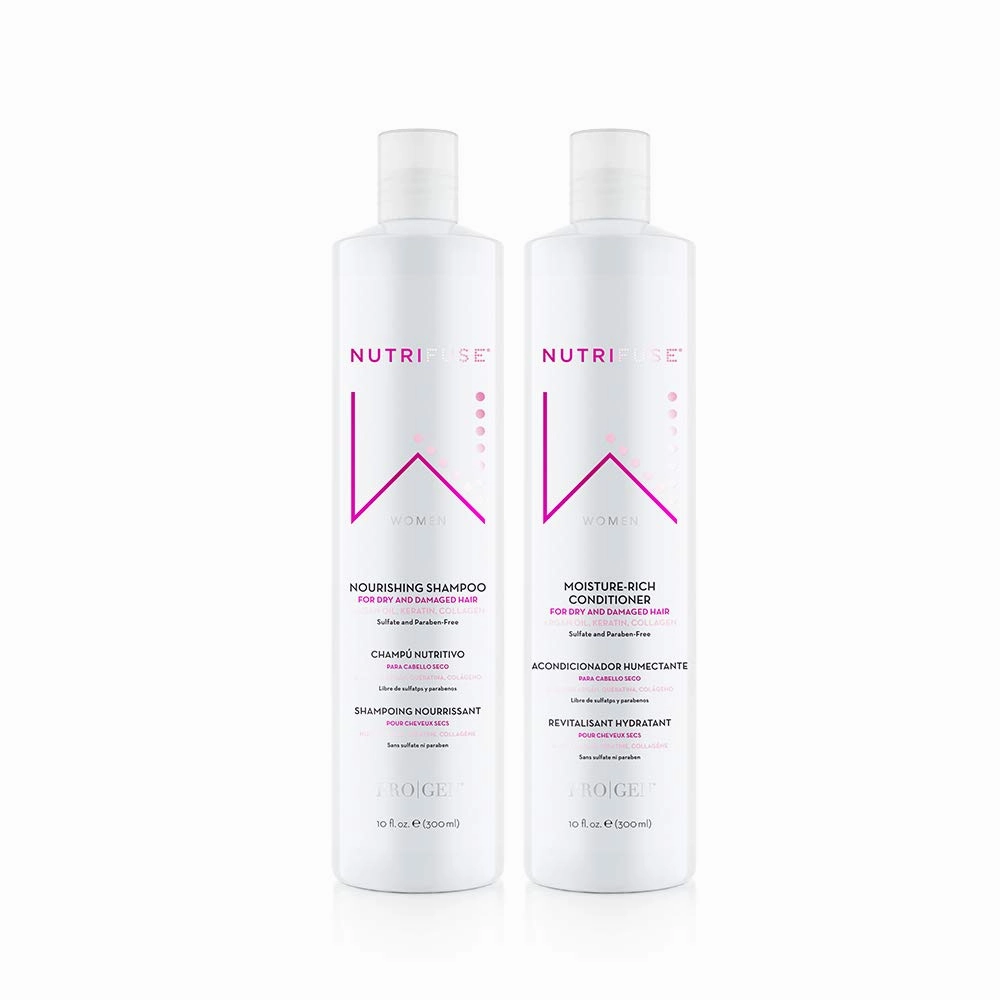 W Nourishing Shampoo - 10oz Bundled with Nutrifuse W Moisture-Rich Conditioner 10oz