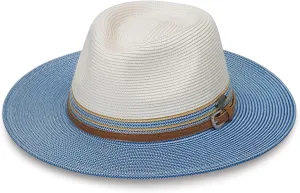 Wallaroo Hat Company Women’s Kristy Fedora – UPF 50 , UV Sun Protection, Sun Hat, Packable Design, Adjustable, Medium Size