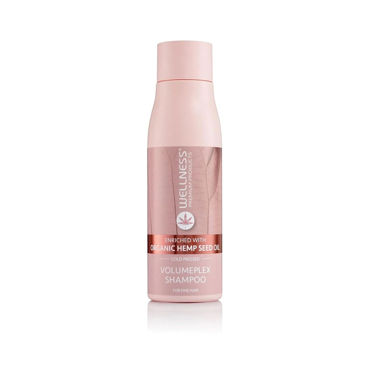 Wellness Premium Products Volumeplex Volumizing Shampoo for Fine Thin Hair |Hyaluronic Acid & Organic Hemp Seed Oil | Volume-Boosting, Nourishing Formula | Plant-Based Therapy, Color Safe, 500ml