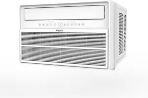 Whirlpool 15,000 BTU Window Mounted Inverter Air Conditioner with Quiet, High Efficiency Operation and Remote, Window AC Unit for Apartment, Living Room, Bedroom, Large Rooms up to 700 Square Feet