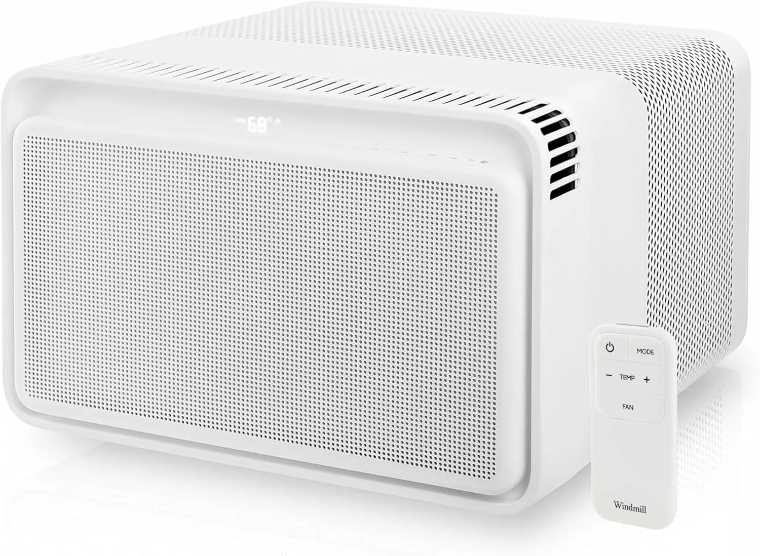 Windmill 8,000 BTU Inverter Window Air Conditioner with WhisperTech - Ultra-Quiet & Smart, Cools up to 350 Sq. Ft. - Easy Install, App/Wi-Fi, Voice-Enabled, Remote Control, High Energy Efficiency