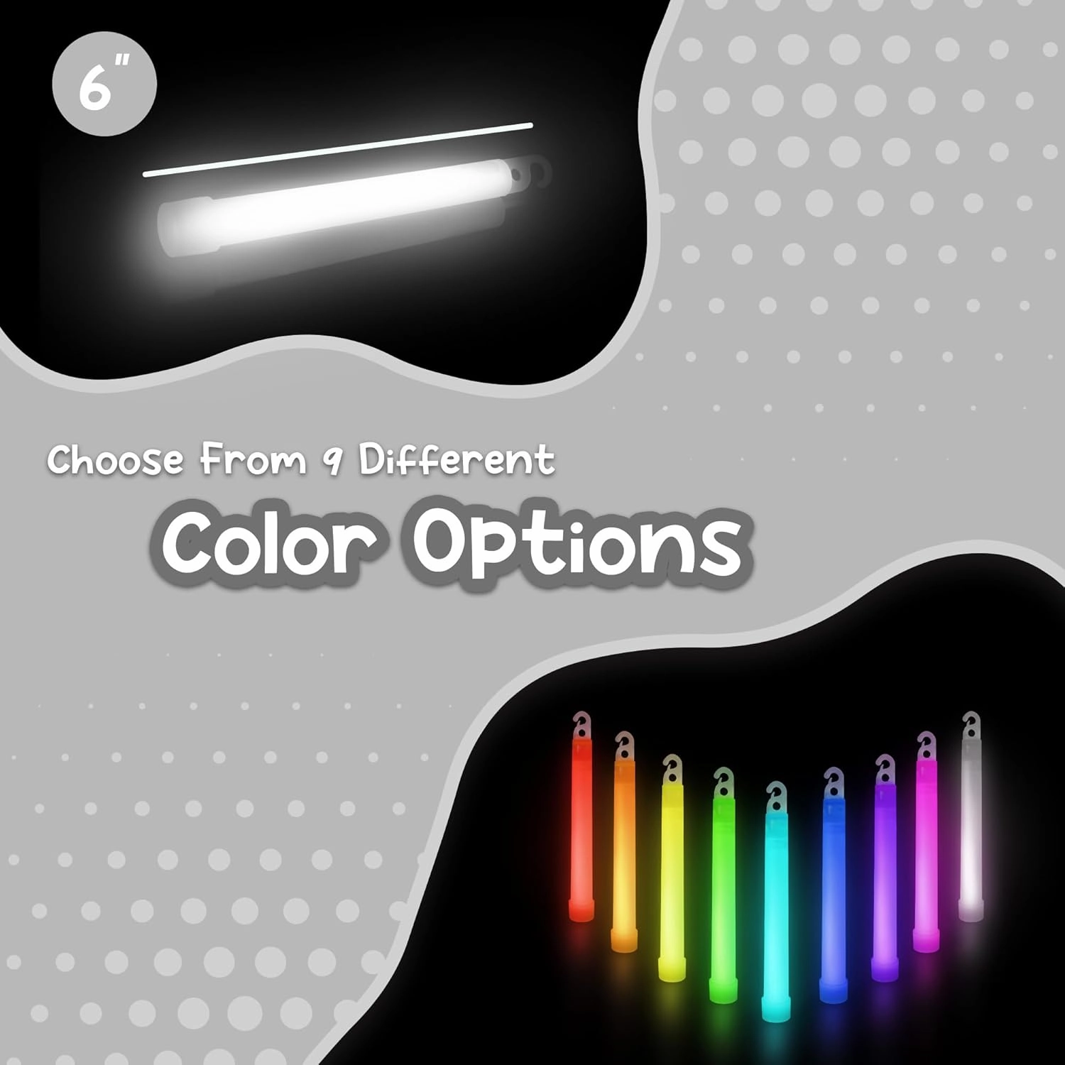 Windy City Novelties - 25 Pack - 6” Premium Glow Sticks