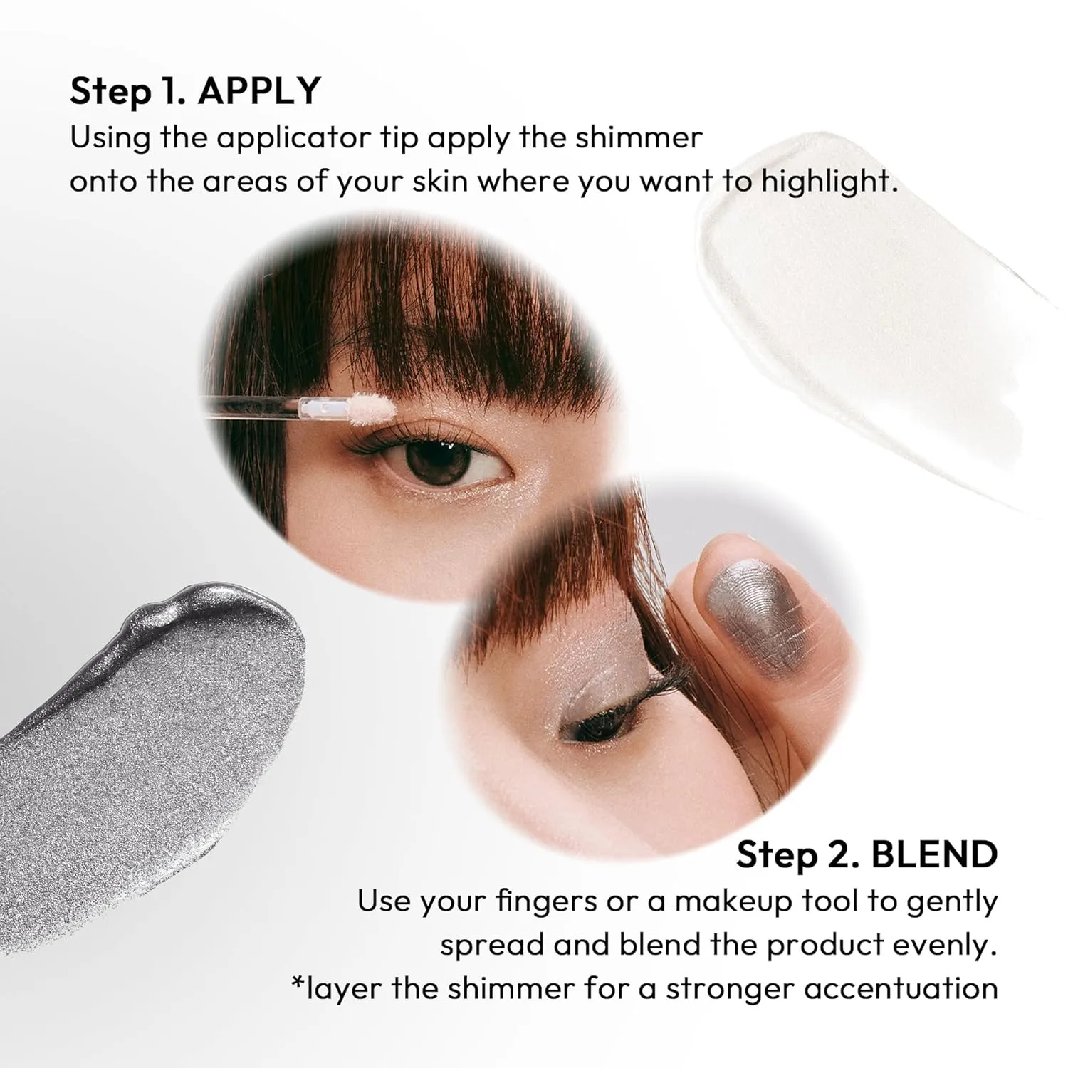 Wink Eye Shimmer I Light - Versatile Illuminator, Highlighter, Buildable Eye Shadow, Adds Radiant Glow for Eyes and Face, 6g (03 Dawn Rose)