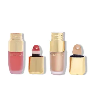 Winky Lux Cheeky Rose Queen Liquid Blush and Moonlight Liquid Highlighter