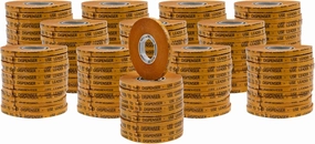WOD RWATG20 General Purpose ATG Tape, 1/4 inch x 36 yds. (Set of 144 Rolls) Adhesive Transfer Tape Glider Refill Rolls Clear Adhesive on Gold Liner (Acid Free)