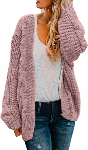 Women's 2024 Cropped Cardigan Sweaters Sweater Slim O-neck Long Sleeve Sweater Open Front Cardigan Sweaters for