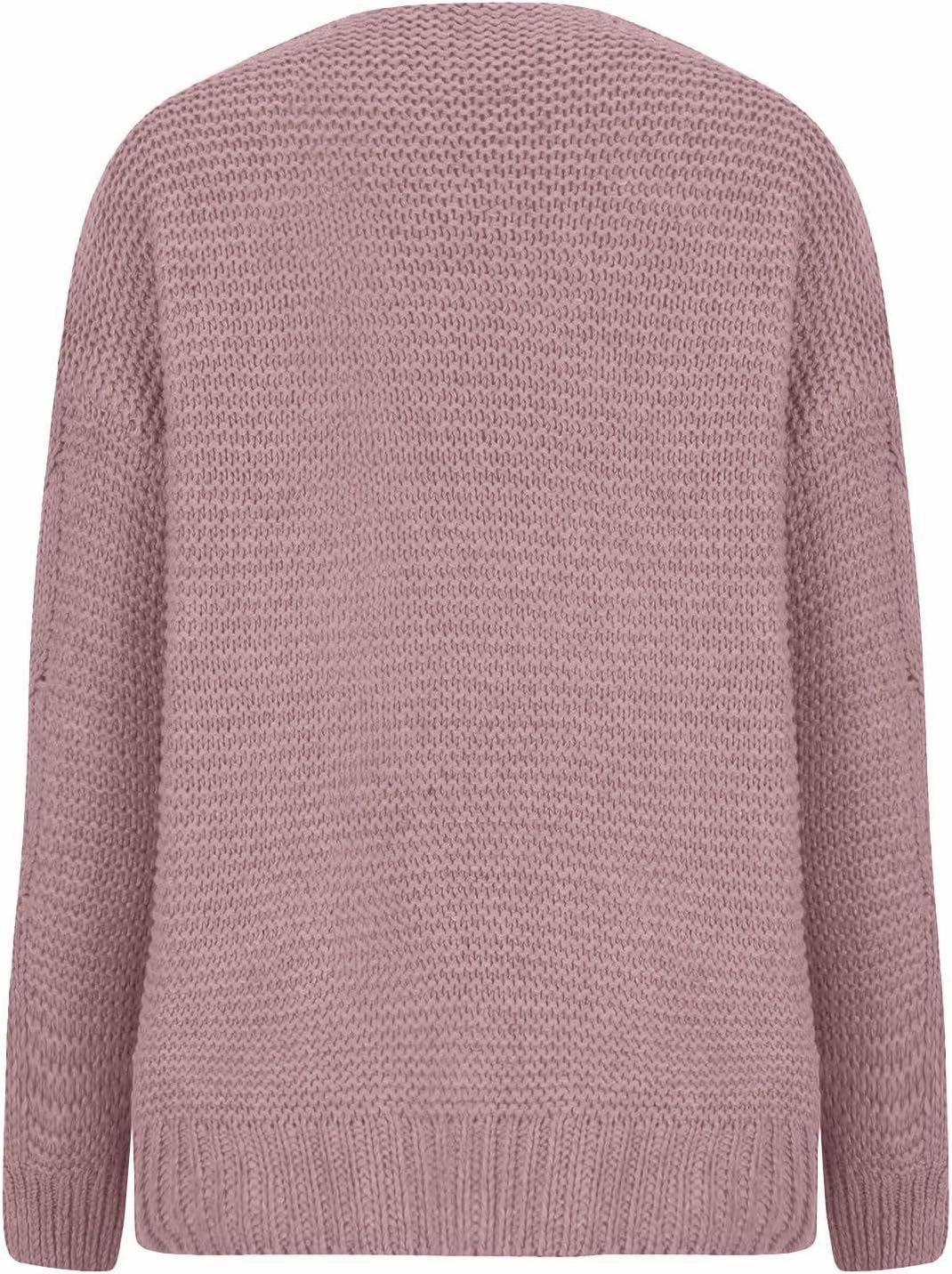 Women's 2024 Cropped Cardigan Sweaters Sweater Slim O-neck Long Sleeve Sweater Open Front Cardigan Sweaters for