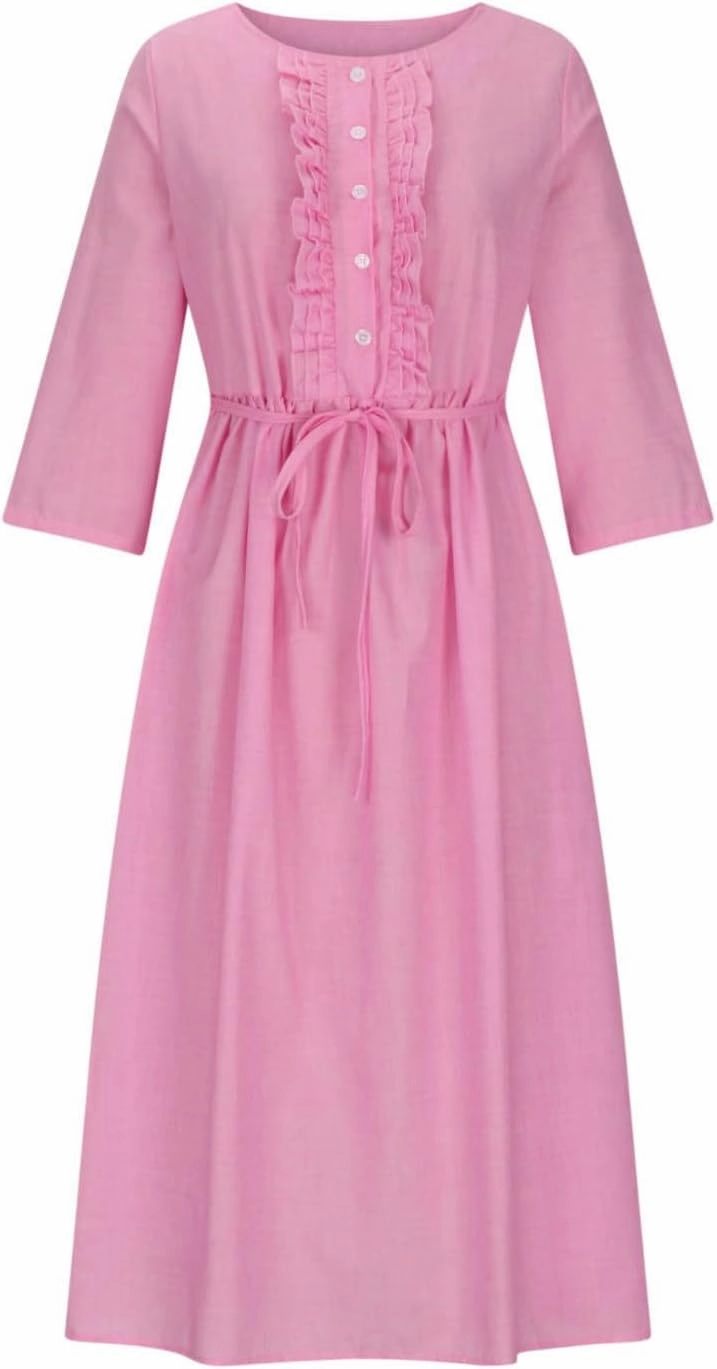 Women's Cotton Linen Casual Dresses 2024 Boho Flowy Dress Flowy Summer Midi Dresses Dressy Ladies Trendy Clothing