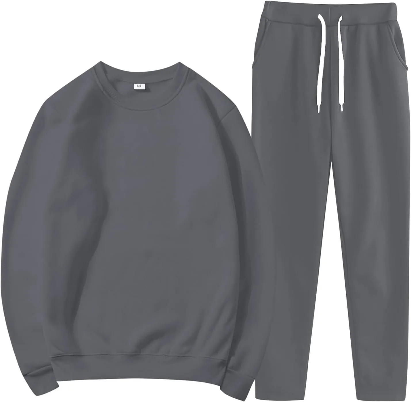 Womens Sweatsuits 2 Piece Set Lounge Sets Long Sleeve Tops Jogger Sweatpants Track Sweatshirt Matching Pants Sets