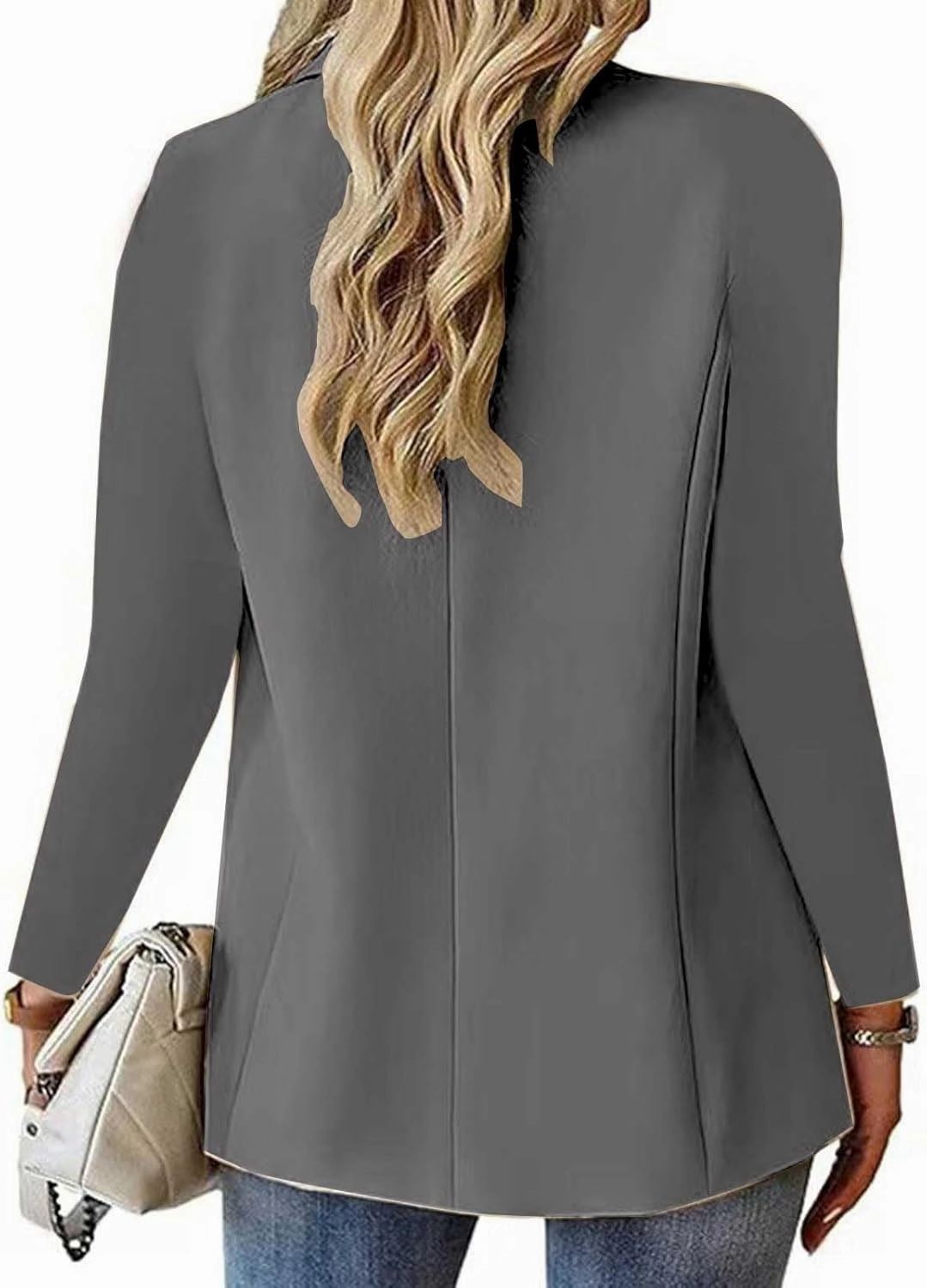 Womens Casual Blazers Business Casual Dressy Long Sleeve Jackets Lightweight Blazer Spring Summer Cardigan Work Suit