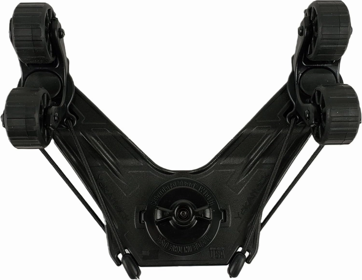 YakAttack DoubleHeader with Dual ParkNPole RotoGrips, Black (TMA-1004-BK) | Kayak Fishing Accessories