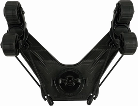 YakAttack DoubleHeader with Dual ParkNPole RotoGrips, Black (TMA-1004-BK) | Kayak Fishing Accessories