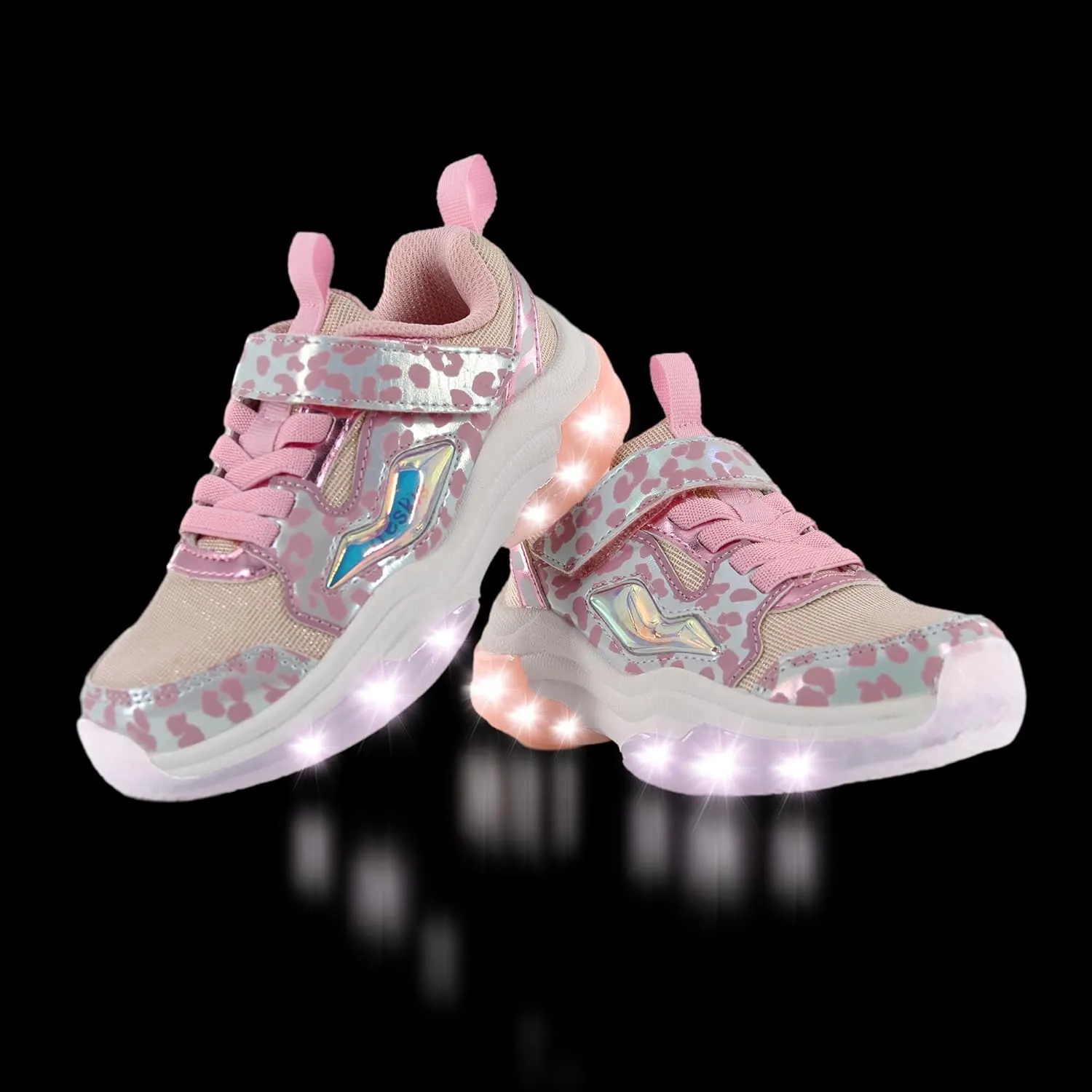 YESKIS Kids Boys Girls Light Up Shoes Lightweight Mesh Breathable Led Flashing FutuVibe Running Sneakers for Little Kid and Big Kid