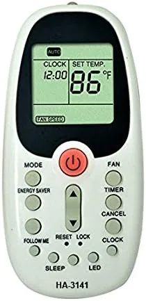 YING RAY Replacement for Arctic King Air Conditioner Remote Control for Model WWK 06CR5