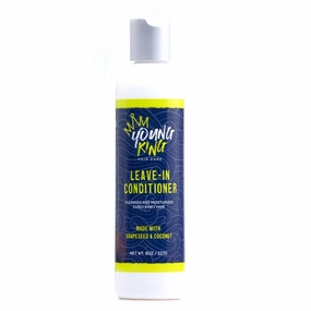 YOUNG KING HAIR CARE Kids Leave-In Conditioner For Boys | Detangle, Hydrate and Soften Natural Curls | Plant-Based and Harm-Free (8 oz)