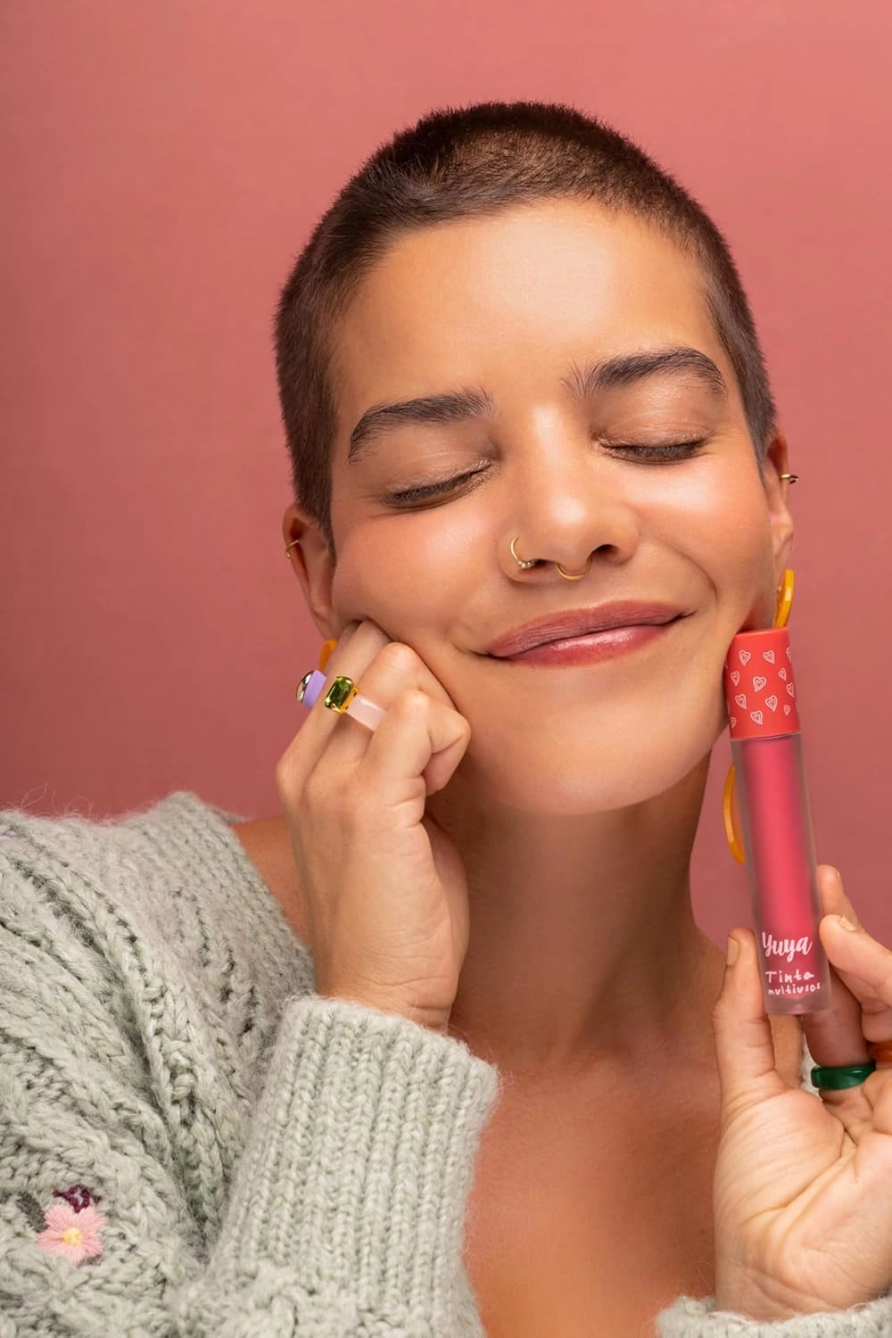 YuYa - Republic Cosmetics Párvula Lips, Cheeks and Eyes Long Lasting Tint Aloe Vera Pink - lips, cheeks & eyes - 5.5 ml
