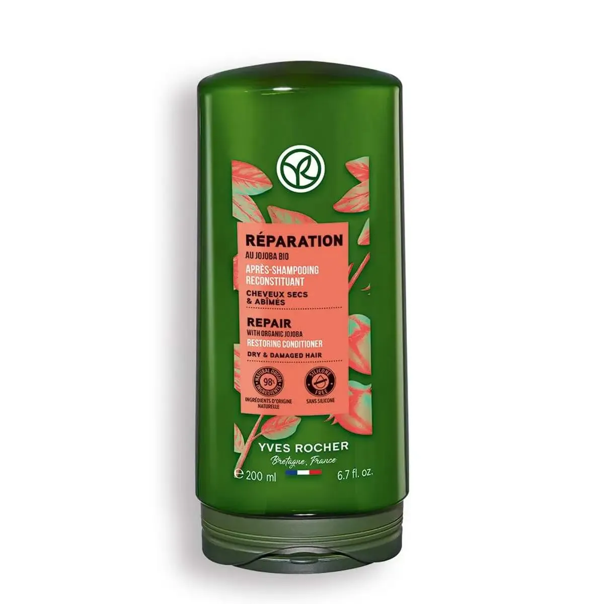 Yves Rocher Conditioner Nourishing & Restoring Jojoba Oil Deep Hydration & Repair 200 ml / 6.7 fl oz