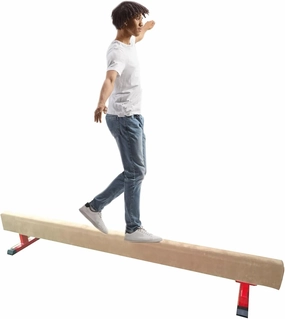 YXXSDP Extra-Firm Wood Core Gymnastics/Balance Beam, Home School Gym Club Professional Suede Cover Floor Beam/Walking Beams, Gymnastics Skills Training Equipment