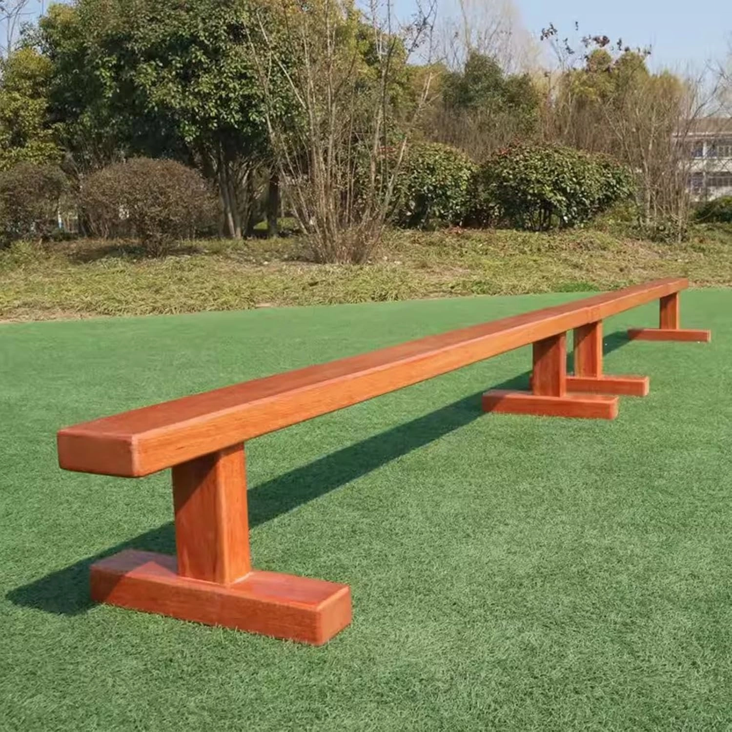 YXXSDP Home Gymnastics Equipment - Portable 30cm High Balance Beam Bar Wooden, Professional Walking Beams with Removable Base, for School/Travel/Gym Club(150x8x30cm/59.1x3.1x11.8inch)