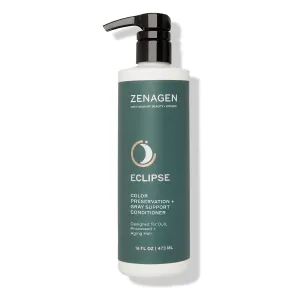Zenagen Eclipse Color Preservation   Gray Support Conditioner | Enhances Hair Color Vibrancy, Reduces Gray Appearance, Nourishes & Strengthens Aging Hair, Plant-Based, Color-Safe, 16 oz